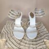 Rene Caovilla Serpent Ankle Sandals - Image 5